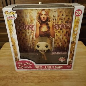 Funko Pop Albums Britney Spears Gold and Brown Figure